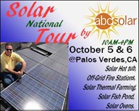 National Solar Tour this weekend October 5/6 visits ABC Solar Research and Development