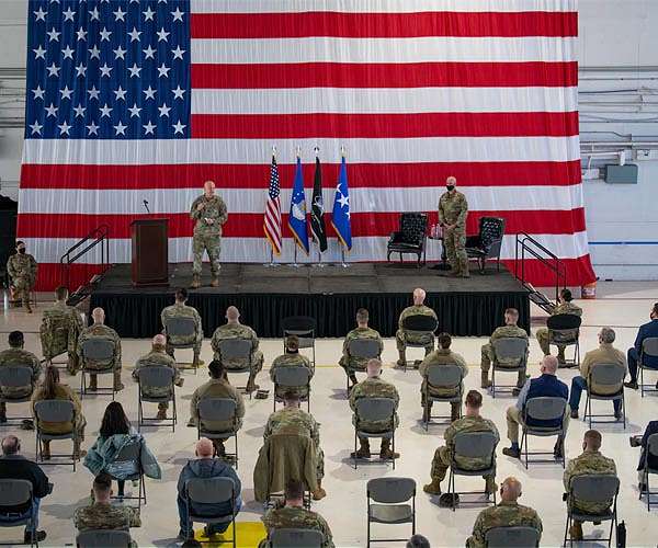 AFMC leadership team meets with Space Airmen