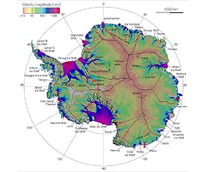 NASA Research Leads to First Complete Map of Antarctic Ice Flow