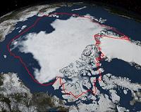 Tracking the retreat of Arctic ice