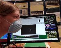 Asteroid visiting Earth's neighborhood brings its own face mask