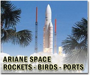 Ariane rocket places two satellites into orbit