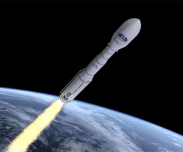 Vega flies to bring satellites to space