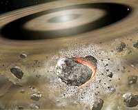 Collisions generate gas in debris disks