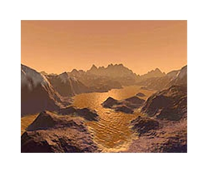 Frozen hydrocarbon ice on Titan's oceans?