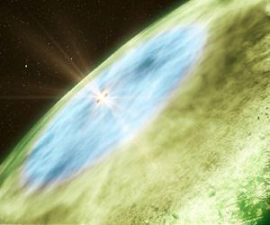 Snow in an Infant Planetary System