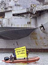 French Asbestos Warship Heads To India For Demolition