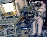 Astronauts begin Kibo mission's second spacewalk