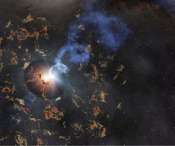 With unprecedented flares, stellar corpse shows signs of life