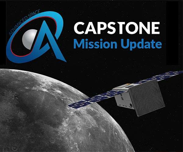 Advanced Space's CAPSTONE operates one year at the Moon