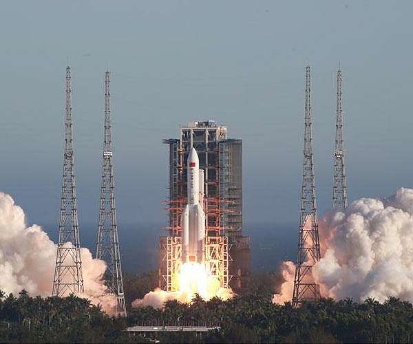 China's Long March-5B rocket booster set for uncontrolled reentry