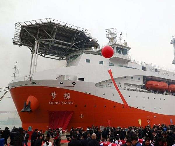 China's first deep-sea drilling vessel to make trial voyage