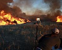 Restoring prairie and fighting wildfire with drone launched fireballs