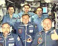 Expedition 18 Crew Docks With Space Station