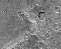 Distal Rampart Of Crater In Chryse Planitia