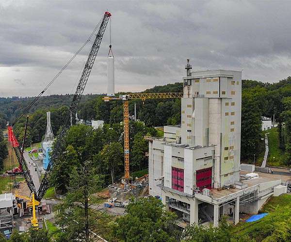 DLR Lampoldshausen prepares P5 test stand for the technologies of the future