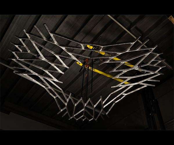 3D-printed lunar floor