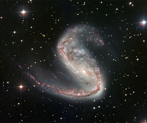 Two Views of a Lopsided Galaxy