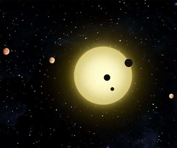 Puzzling six-exoplanet system with rhythmic movement challenges theories of how planets form