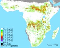 Scorched Earth Millenium Map Shows Fire Scars
