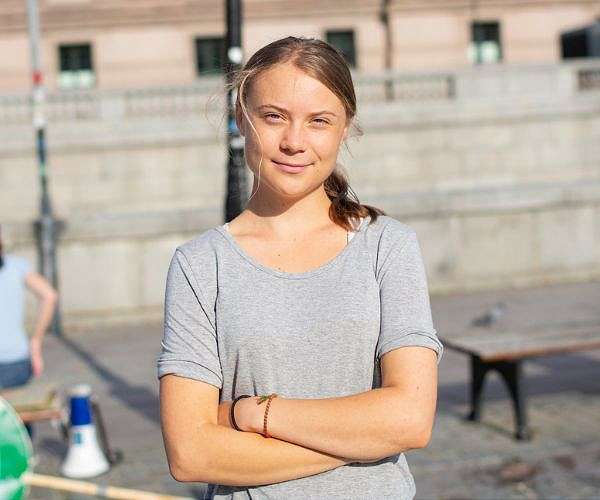 Greta Thunberg protests illegal wind turbines in Norway