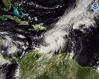 Hurricane Omar gathers force in northeastern Caribbean