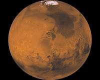 How hard did it rain on Mars