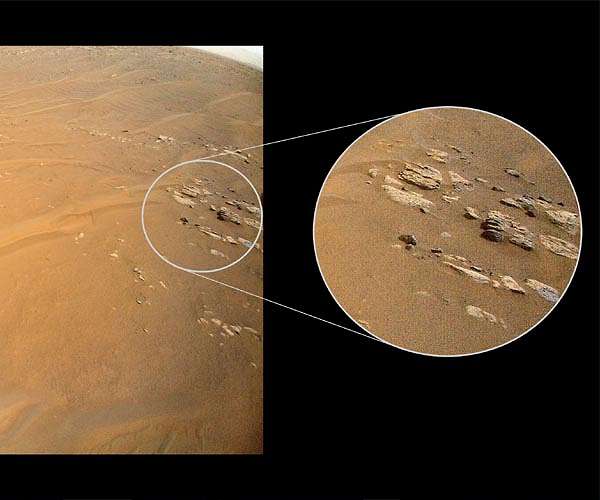 NASA's Mars Helicopter scouts ridgeline for Perseverance science team