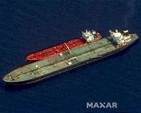 Alleged satellite images show Iranian tanker Adrian Darya anchored off Syrian coast