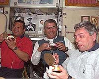 Expedition 10 Crew Cut To Half Rations On Space Station