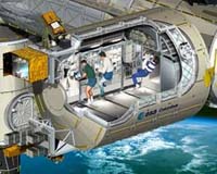 Space station gets big Japanese lab room
