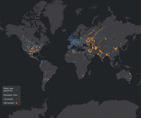 Massive methane emissions by oil and gas industry detected from space