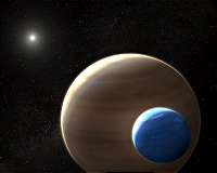 Astronomers find evidence of a planet with a mass almost 13 times that of Jupiter