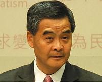 Former Hong Kong leader appears in court over sandwich 'attack'