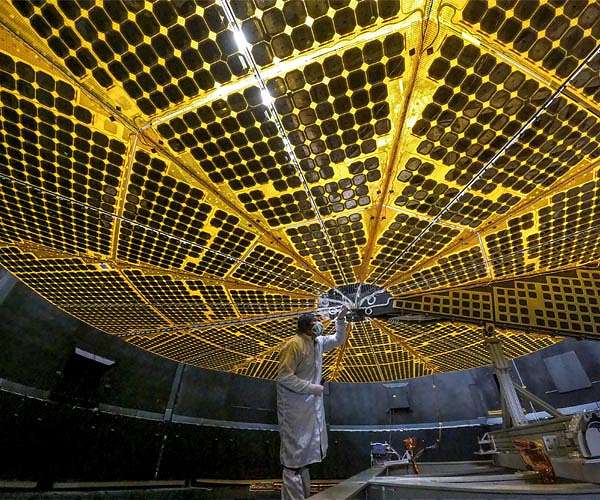 NASA's Lucy stretches its wings in successful solar panel deployment test