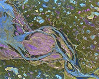 River ice reveals new twist on Arctic melt
