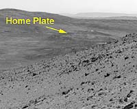 Home Plate Continues To Mystify Mars Rover Team