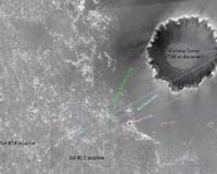 Mars Opportunity Rover Getting Closer to Victoria Crater