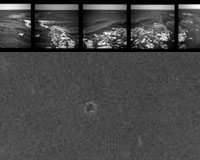 Opportunity Rover By Buried Vostok Crater