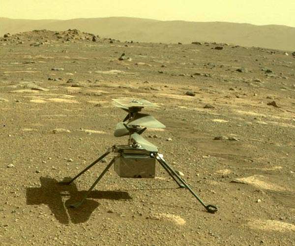 NASA's Ingenuity helicopter survives first night alone on Mars