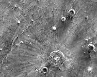 Ancient Mars impacts created tornado-like winds that scoured surface