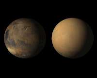 Global storms on Mars launch dust towers into the sky