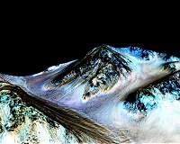 Recurring Martian Streaks: Flowing Sand, Not Water?