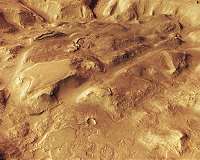 Nilosyrtis Mensae - erosion on a large scale