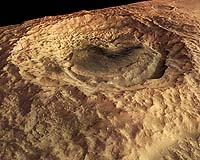 Hummocky And Shallow Maunder Crater