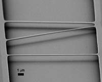 Sharply Tuned Nanostrings Work at Room Temperature
