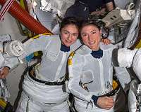 Meir, Koch complete first all-female spacewalk
