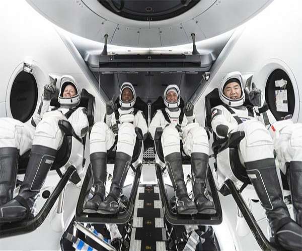 NASA's SpaceX Crew-1 Astronauts Touch Down at Florida Spaceport