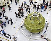 Orion Crew Module processing begins for first mission