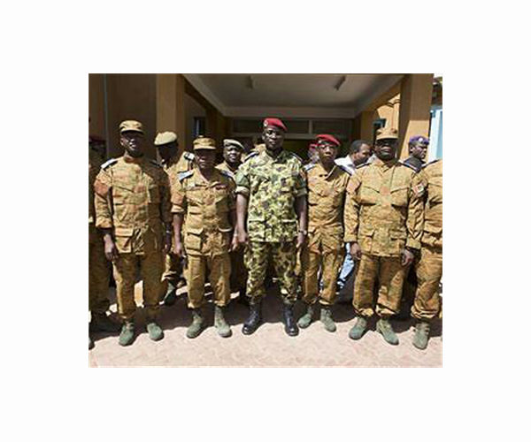Ousted Burkina president held by army 'well', says party source